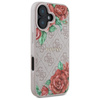 GUESS ETUI HARDCASE CASE DO MAGSAFE IPHONE 16 6 1 POKROWIEC RÓŻOWY FLOWERS