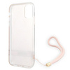 Guess GUOHCN61H4STP iPhone 11 różowy/pink hardcase 4G Print Strap