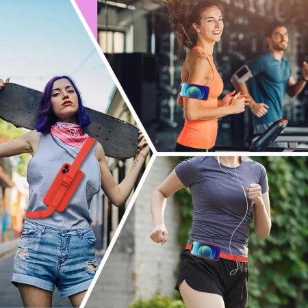HURTEL ETUI ROPE CASE ŻELOWE DO SAMSUNG GALAXY S21 5G Z TORBĄ I ŁAŃCUSZKIEM