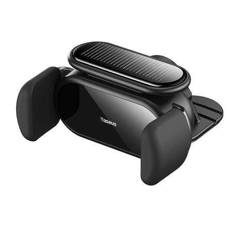 Baseus Steel Cannon Pro solarny automatyczny uchwyt samochodowy na kokpit czarny (SUGP010001)