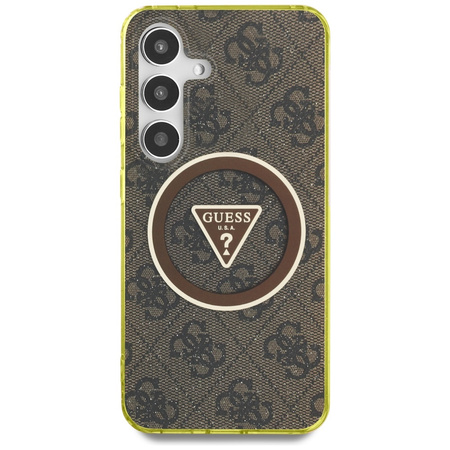 GUESS ETUI TPU POKROWIEC DO SAMSUNG GALAXY S25 4G GLITTER BUTTON DO MAGSAFE