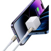Baseus Glimmer Series kabel do szybkiego ładowania USB-C - Lightning 480Mb/s PD 20W 1m biały