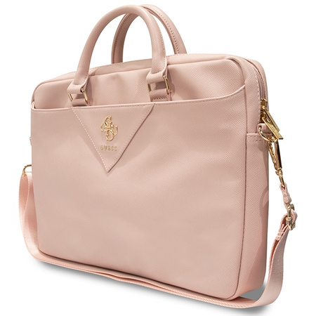 Guess Torba GUCB15ZPGSTEGP 16różowy/pink Triangle 4G