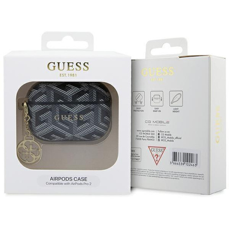 Etui Guess GUAP2PGCE4CK na AirPods Pro 2 cover - czarne GCube Charm