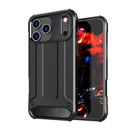 HURTEL ETUI HYBRID ARMOR DO IPHONE 17 PRO PANCERNE Z OCHRONA CAŁEGO
