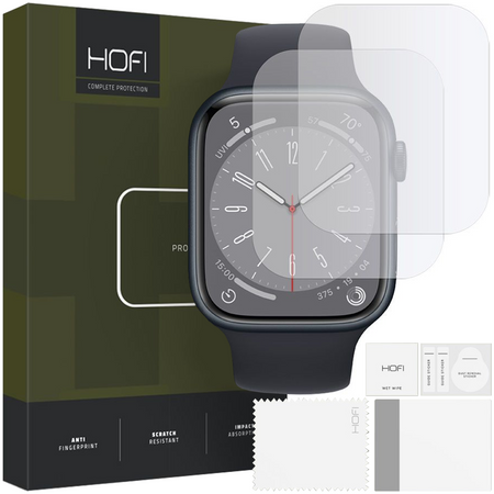 HOFI FOLIA HYDROŻELOWA DO APPLE WATCH 4 5 6 7 8 9 SE 44 45 MM 2-PACK