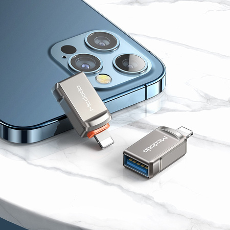 MCDODO ADAPTER PRZEJŚCIÓWKA USB-A 3.0 DO LIGHTNING IPHONE IPAD 3A OTG