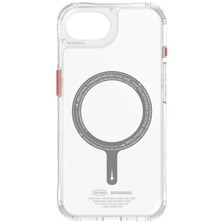 Etui Skinarma Saido MagSafe do iPhone 16e przezroczysty