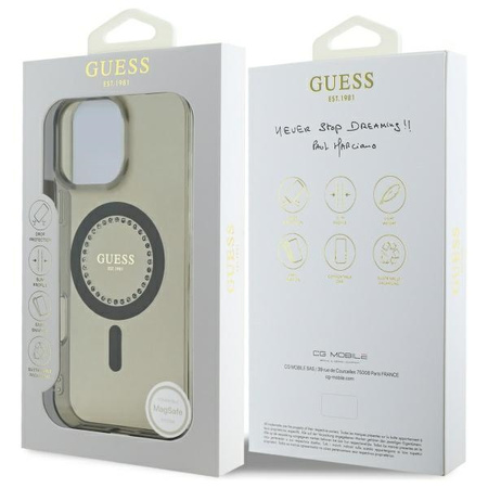 GUESS ETUI DO IPHONE 16 PRO MAX 6.9 DO MAGSAFE POKROWIEC HARDCASE