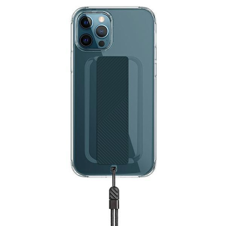 Etui Uniq Heldro na iPhone 12 / iPhone 12 Pro przezroczysty/clear Antimicrobial