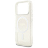 Etui Guess IML Glitter Pearl Strap MagSafe do iPhone 17 Pro przezroczysty