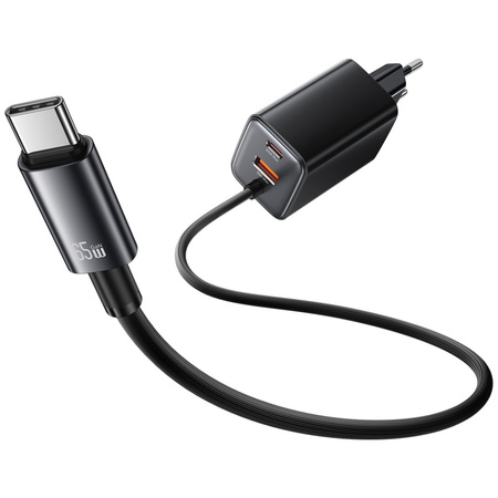 USAMS ŁADOWARKA SIECIOWA 65W DO IPHONE 12 13 14 15 2xUSB-C SZYBKA ŁADOWANIE