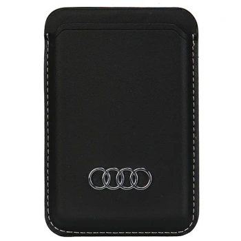AUDI ETUI DO MAGSAFE IPHONE 15 14 13 12 WALLET Z MIEJSCEM NA KARTY SKÓRZANE