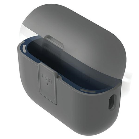 UNIQ etui Clyde Lock Case AirPods Pro 2(2022/2023) szaro-niebieski/chalk grey-marine blue