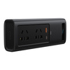 Baseus samochodowa przetwornica inwerter prądu 150W 220V (wtyczka EU i CN) czarny (CRNBQ-A01)