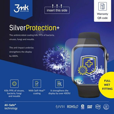 3MK ALL-IN-ONE SILVERPROTECTION+ FOLIA OCHRONNA DO ZEGARKÓW MOKRY MONTAŻ