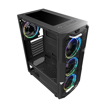 DARKFLASH OBUDOWA KOMPUTEROWA AQUARIUS ACRYLIC DO PC ATX Z BOKIEM Z ACRYLU