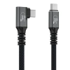 Kabel kątowy Wozinsky WPS2-UY41S USB-C USB4 40Gb/s 240W 2m - czarny