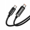 MCDODO KABEL USB-C USB-C SZYBKIE ŁADOWANIE DO LAPTOPA USB TYP C 240W 1M LED