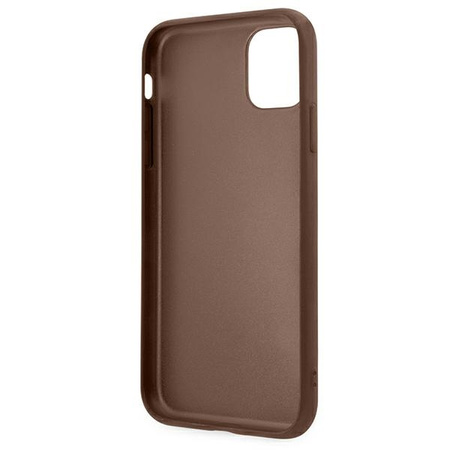 GUESS POKROWIEC DO IPHONE 11 XR 6,1 4G METAL GOLD LOGO Z DODATKOWĄ OCHRONĄ