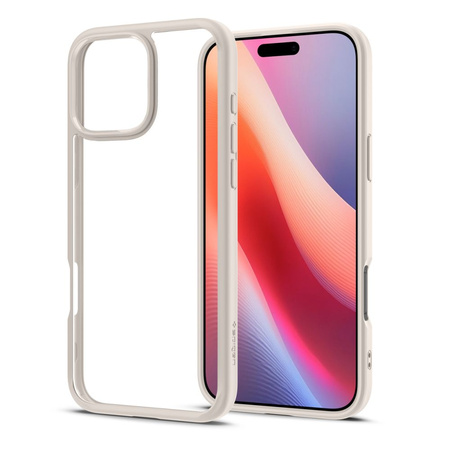 SPIGEN ULTRA HYBRID ETUI DO IPHONE 16 PRO OCHRONNE Z PRZEŹROCZYSTĄ POWŁOKĄ