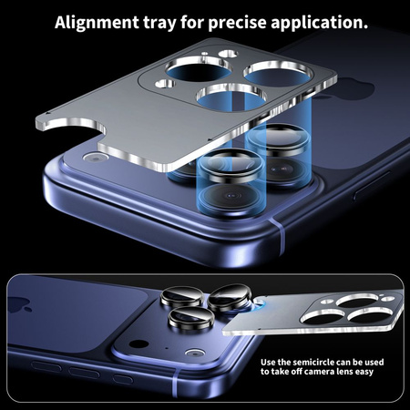 OSŁONA APARATU TECH-PROTECT CAMRING FIT+ IPHONE 14 PRO / MAX / 15 PRO / MAX / 16 PRO / MAX / 17 PRO / MAX SILVER