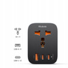 MCDODO PRZEJŚCIÓWKA ŁADOWARKA ADAPTER PODRÓŻNY WTYCZKA EU 3 X USB-C USB-A
