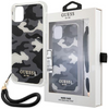 Guess GUHCP12MKSARBK iPhone 12/12 Pro 6,1" czarny/black hardcase Camo Collection