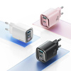 USAMS ŁADOWARKA SIECIOWA CC229 30W USB-C USB-A DO TELEFONÓW APPLE IPHONE