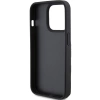 Etui Karl Lagerfeld Saffiano Cardslots and Stand Monogram Choupette do iPhone 15 Pro - czarne