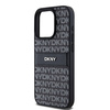 DKNY HARDCASE SKÓRZANE ETUI DO IPHONE 15 PRO MAX 6.7 Z LOGO METALOWYM MONO