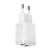 Baseus Compact ładowarka sieciowa 2x USB 10.5W biały (CCXJ010202)
