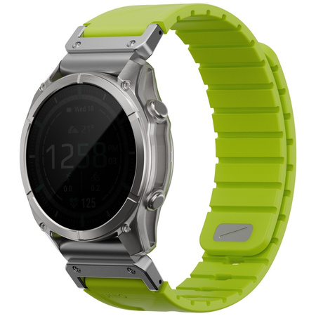 Pasek UNIQ Fluo x Smart-Fit do Garmin 22mm limonka