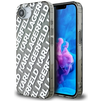 KARL LAGERFELD ETUI IML REPEAT LOGO DO IPHONE 16E LUKSUS I BEZPIECZEŃSTWO