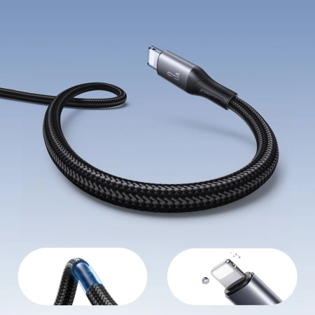 JOYROOM KABEL USB-A DO LIGHTNING 3A 1M DO TELEFONÓW APPLE SZYBKIE