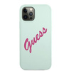 Guess GUHCP12LLSVSBF iPhone 12 Pro Max 6,7" niebieski fuksja/blue fuschia hardcase Silicone Vintage