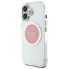 GUESS ETUI POKROWIEC MAGNETYCZNY DO MAGSAFE IPHONE 16 LOGO METALOWE