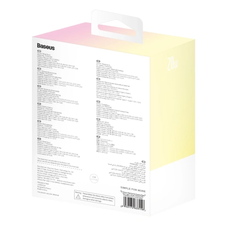 BASEUS POWERBANK POPSICLE 5200MAH 20W DO TELEFONÓW APPLE Z WBUDEM KABLEM