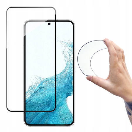 WOZINSKY FULL COVER FLEXI NANO FOLIA SZKLANA DO SAMSUNG GALAXY S22+ Z RAMKĄ