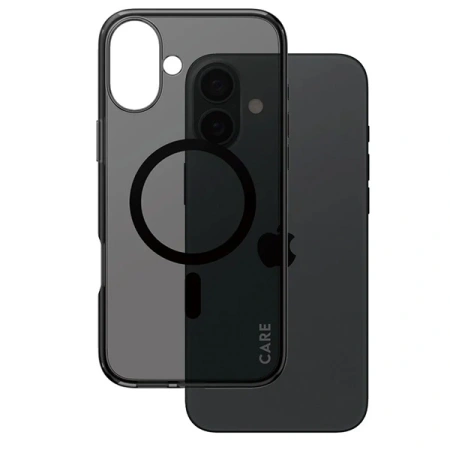 Etui CARE by PanzerGlass Flagship Case z MagSafe na iPhone 16 Plus - półprzezroczyste