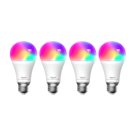Inteligentna żarówka LED WiFi Meross MSL120 (HomeKit) (czteropak)