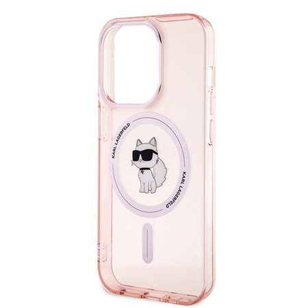 KARL LAGERFELD ETUI HARDCASE DO IPHONE 14 PRO MAX Z MAGNETYCZNYM STANDEM