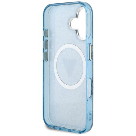 GUESS ETUI TPU DO IPHONE 16 DO MAGSAFE 4G CIRCLE Z MAGNETYCZNYM ZAMKNIĘCIEM