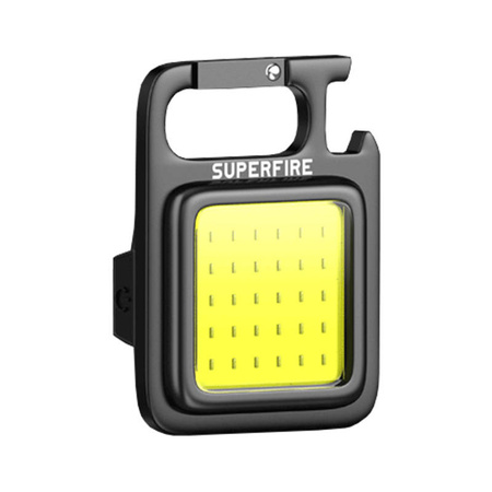 SUPERFIRE LATARKA RĘCZNA SZPERACZ DO CAMPING ROWER TREKKING 600LM USB-C