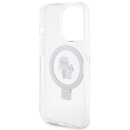 KARL LAGERFELD ETUI DO IPHONE 15 PRO MAX 6,7 HARDCASE RING STAND