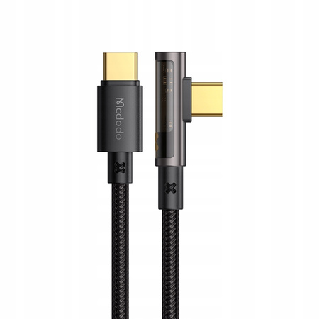  McDodo Kabel Prism, USB-C, kątowy,  szybki, 100W 5A, 1.8M