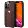 Etui BMW BMHCP13LRSPPR iPhone 13 Pro/13 6,1" czerwony/red hardcase Leather Curve Perforate
