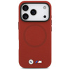 Etui BMW M FW Metal Logo MagSafe do iPhone 17 Pro czerwony