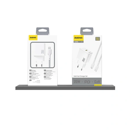 DUDAO ŁADOWARKA GAŃ PD20W USB-C DO TELEFONÓW IPHONE GALAXY NOTE 10W SZYBKIE