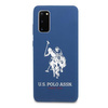 Etui U.S. Polo Assn. Silicone Collection na Samsung Galaxy S20 - granatowe